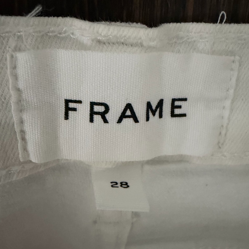 Frame Denim White Le High Flare Jeans - Picture 6 of 7